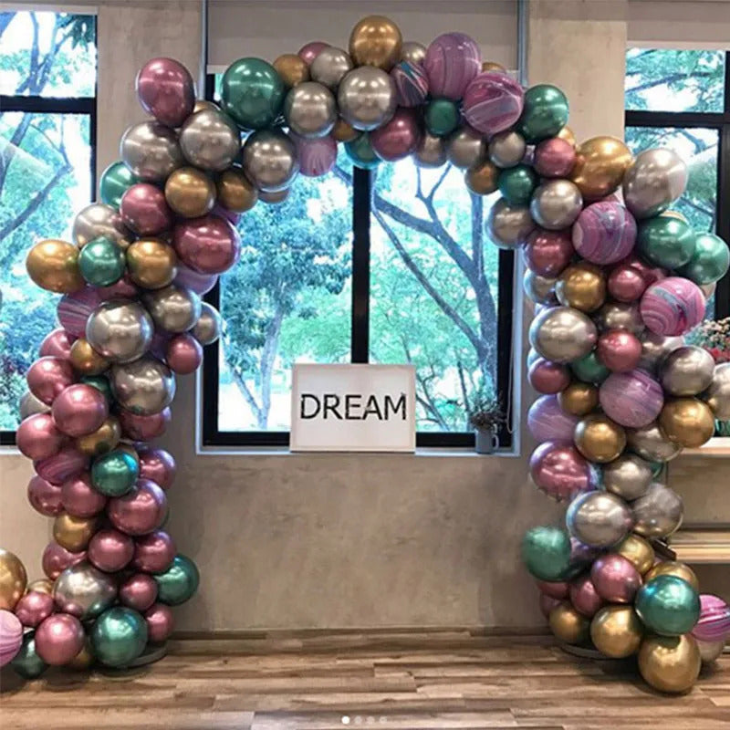 100 PCS Colourful Metallic Mini Balloons Party Decorations