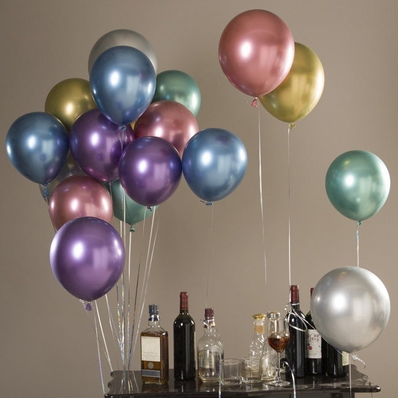 100 PCS Colourful Metallic Mini Balloons Party Decorations