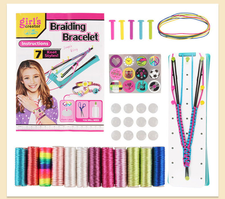DIY Creative Braiding Bracelets Arts and Crafts Kit