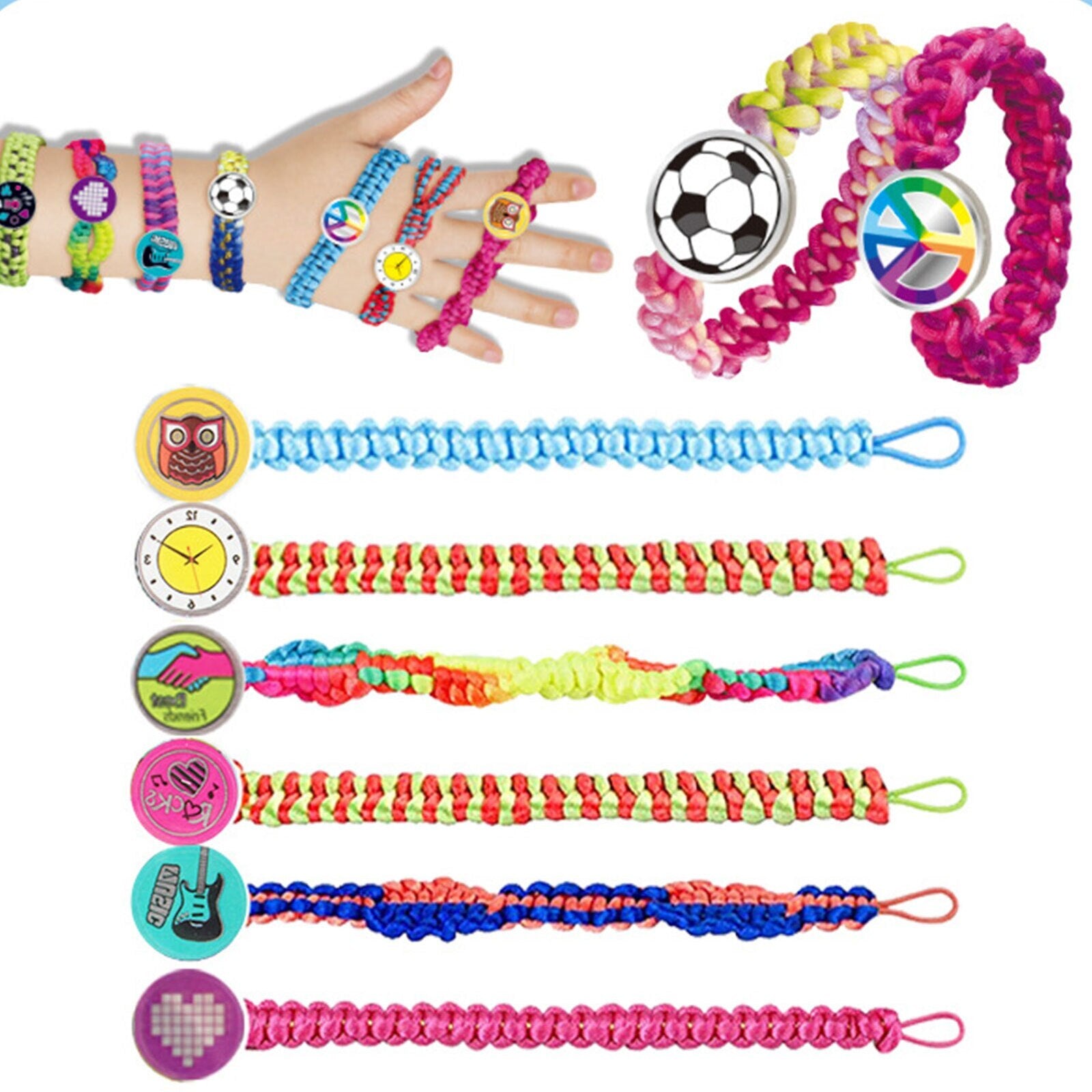 DIY Creative Braiding Bracelets Arts and Crafts Kit
