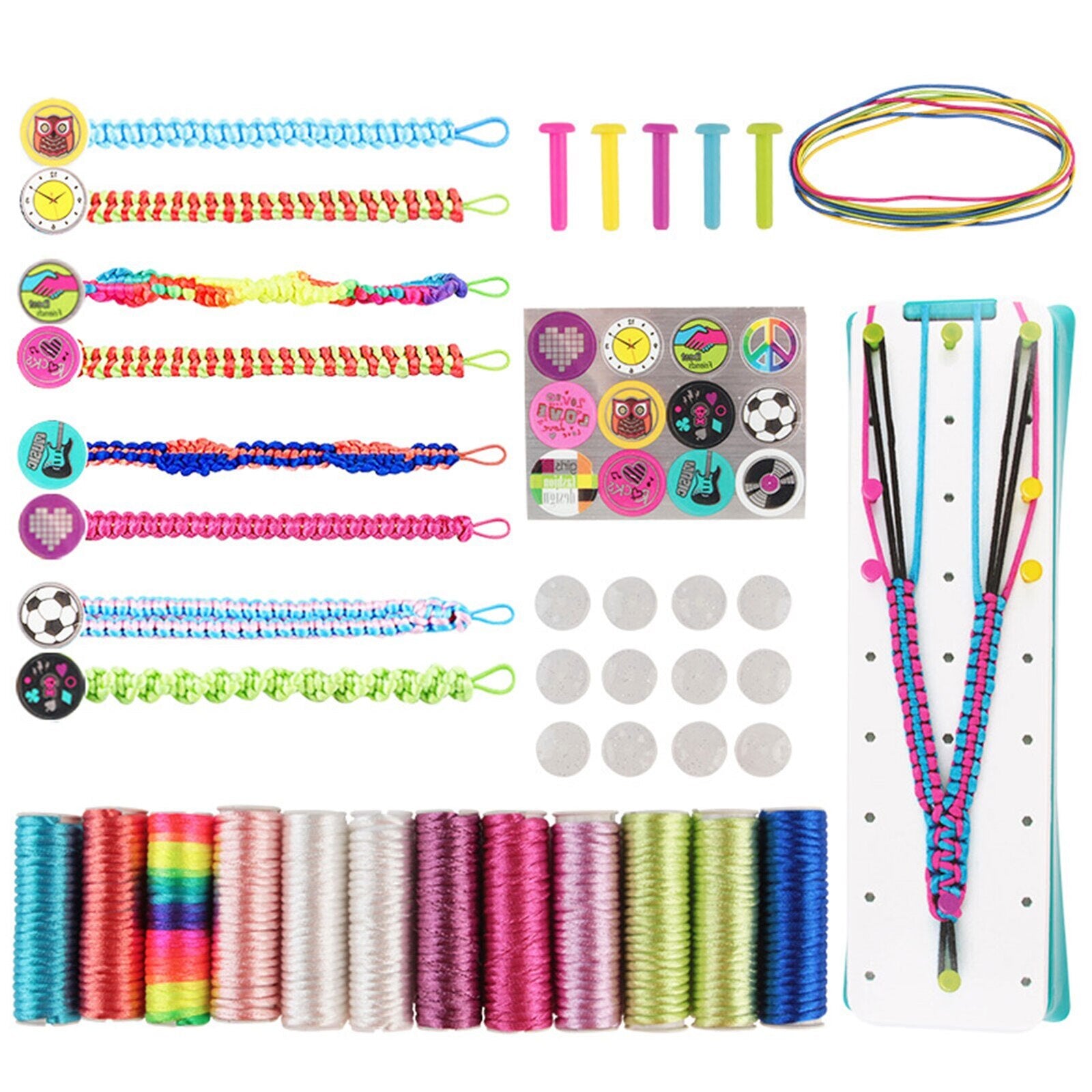 DIY Creative Braiding Bracelets Arts and Crafts Kit