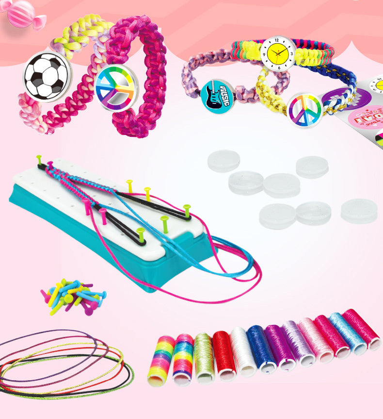 DIY Creative Braiding Bracelets Arts and Crafts Kit