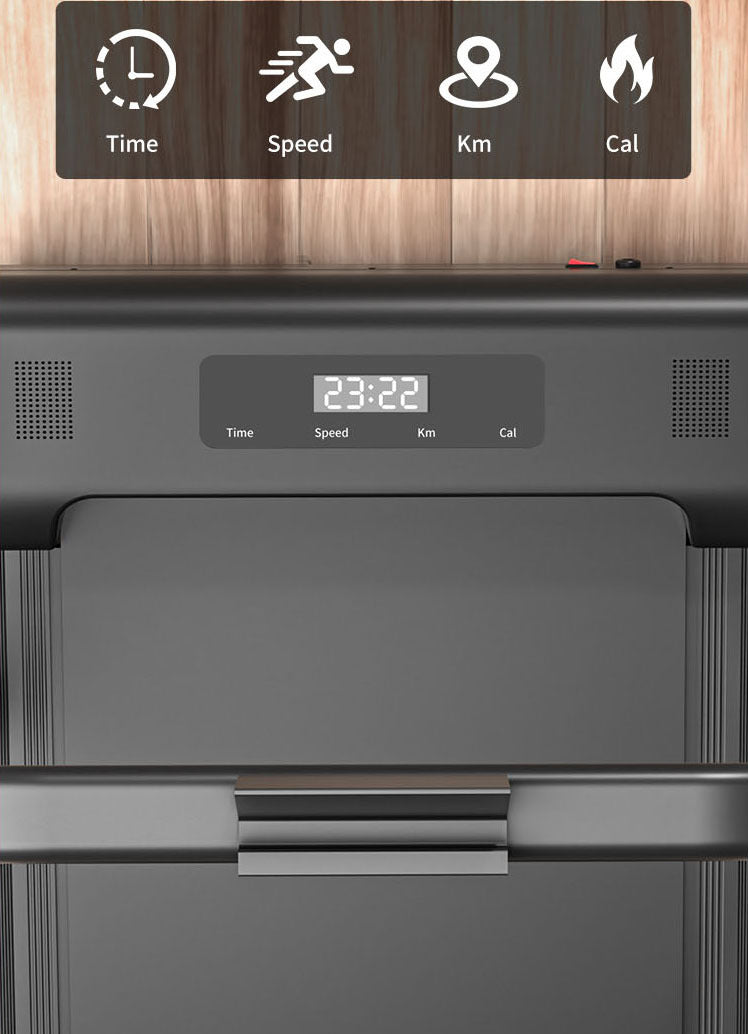 2-in-1 Fitness Electric Treadmill Exercise Machine Walking Running Pad