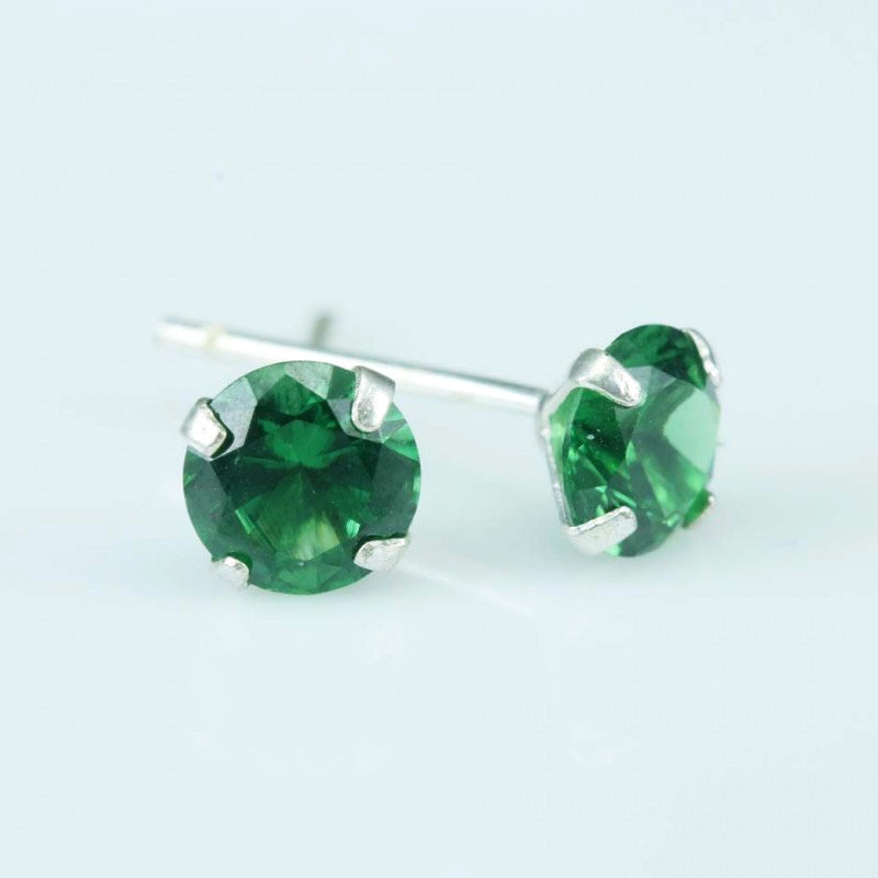 S925 Sterling Silver 2 Carats CZ Diamond Stud Earrings