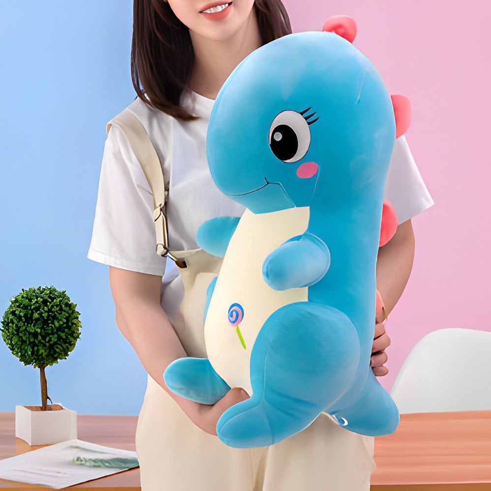 Giant Cute Dinosaur Stuffed Animal Plush Toy Doll Pillow - 60cm, Blue