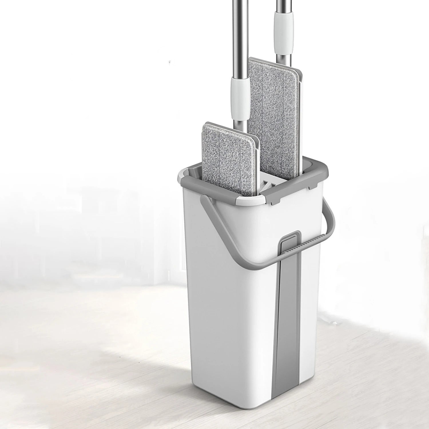 360-Degree Microfiber Mop & Bucket Floor Cleaning Set