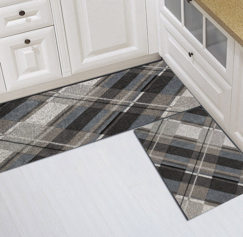 2-Pieces Kitchen Area Rug Doormat Hallway Bathroom Mats