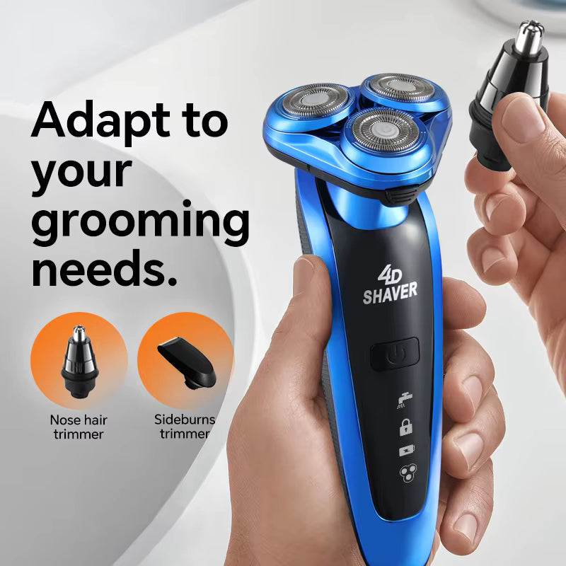 5 in 1 Kit 4D Rotating Rechargeable Electric Shaver Trimmer Set