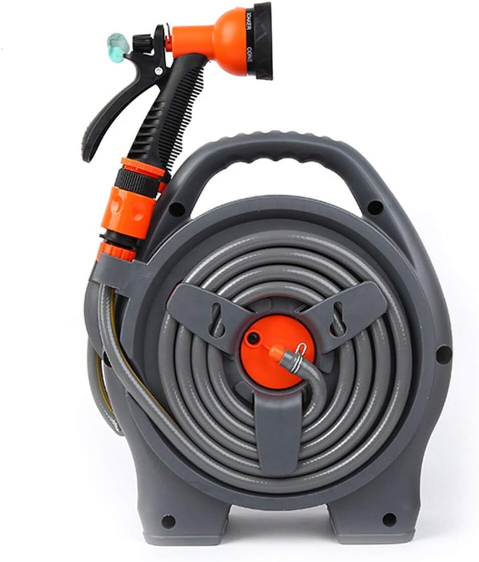 12m Portable Retractable Garden Hose Reel