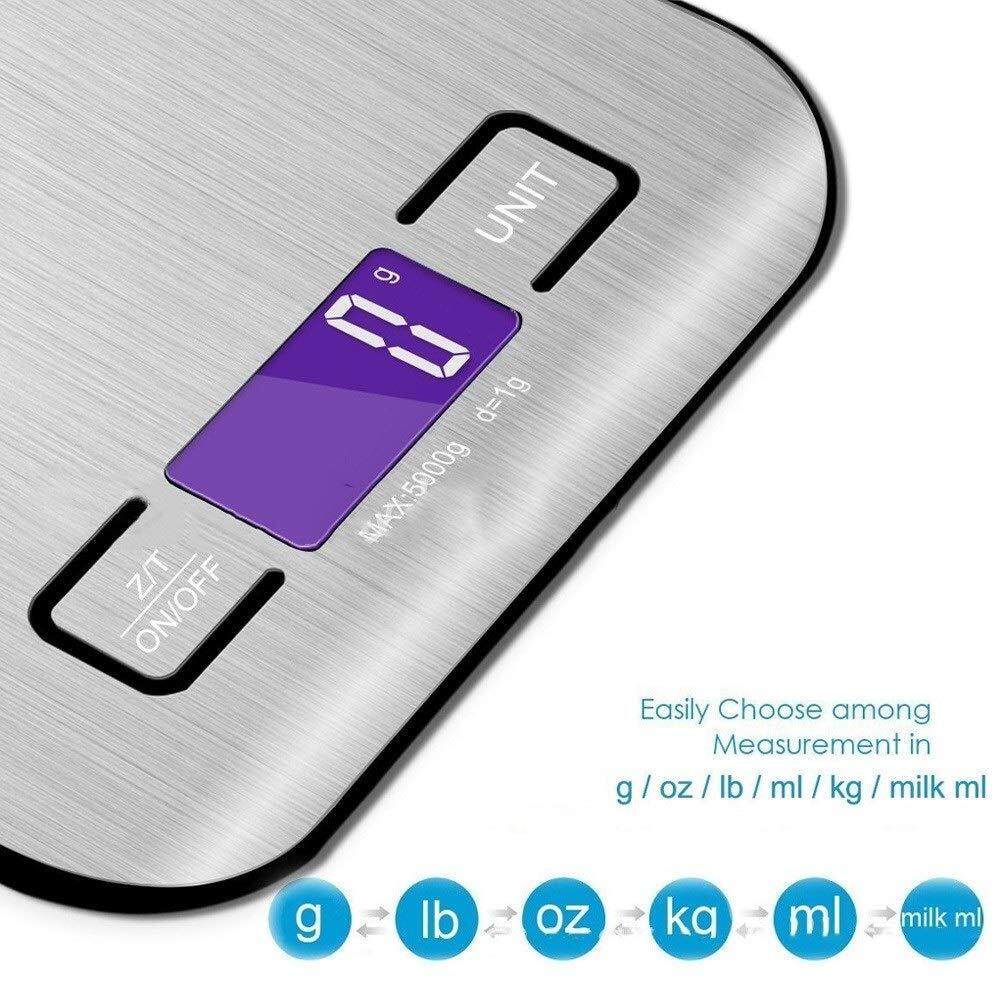 5kg Digital Precision Kitchen Postal Platform Scale Stainless Steel