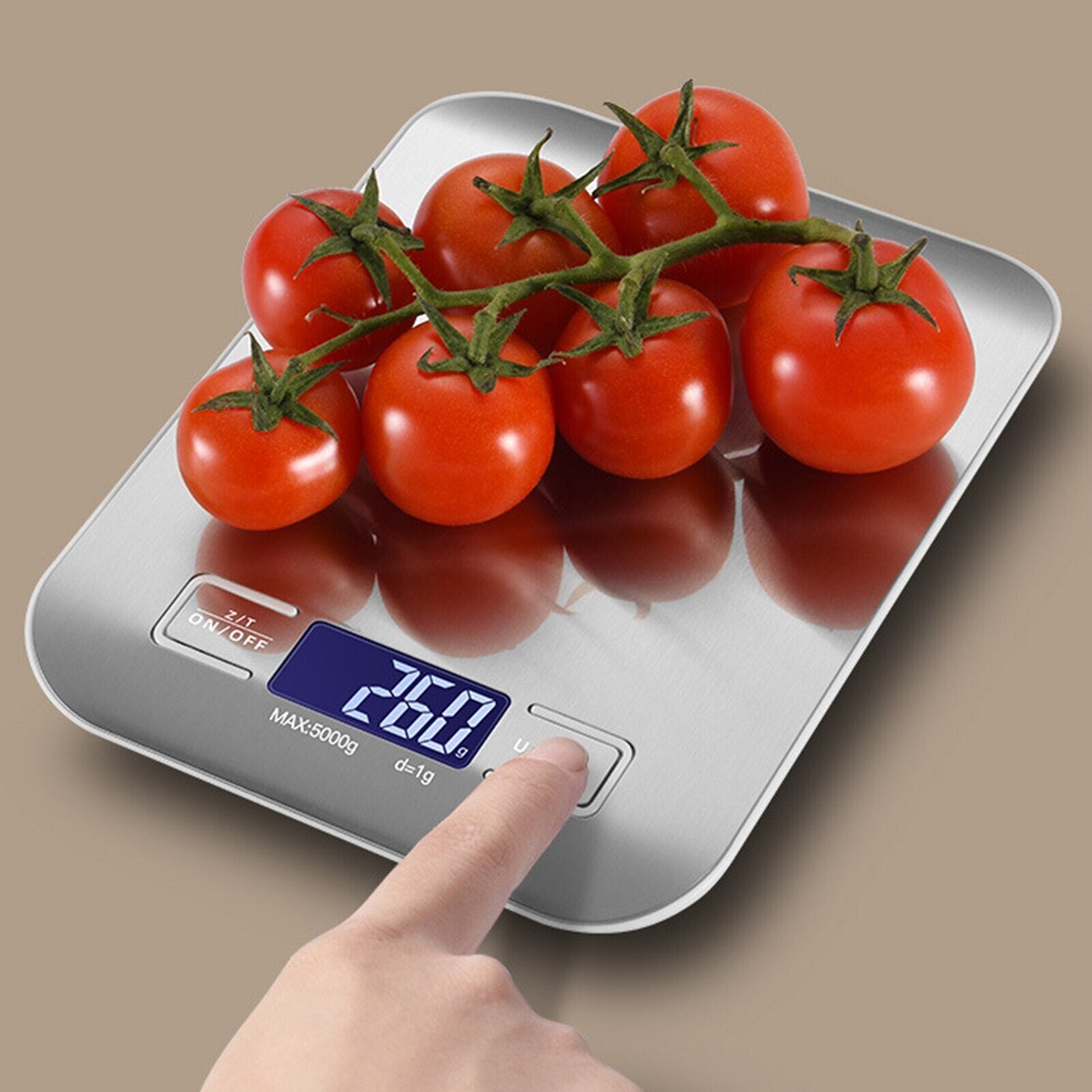 5kg Digital Precision Kitchen Postal Platform Scale Stainless Steel