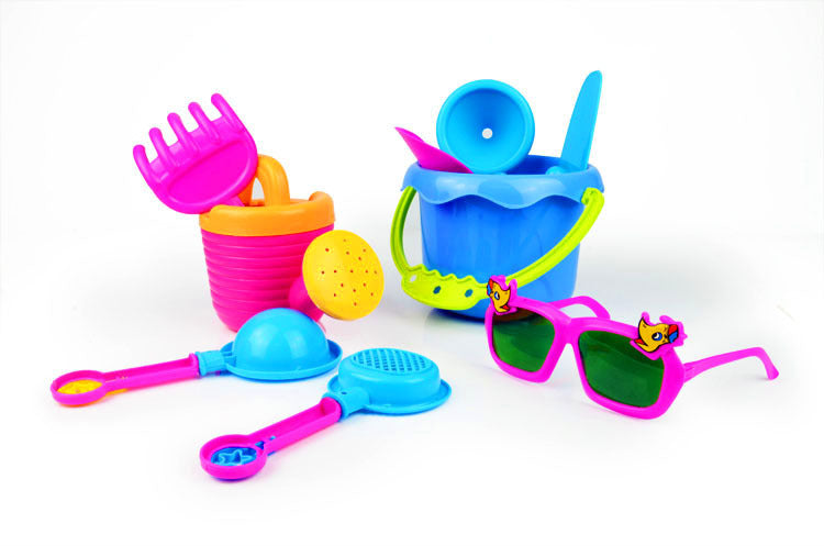 9PCS Sand Toy Set with Bucket