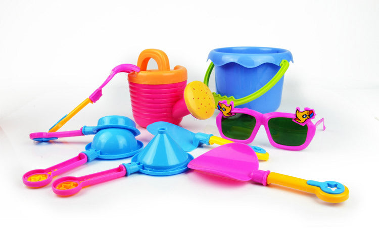 9PCS Sand Toy Set with Bucket