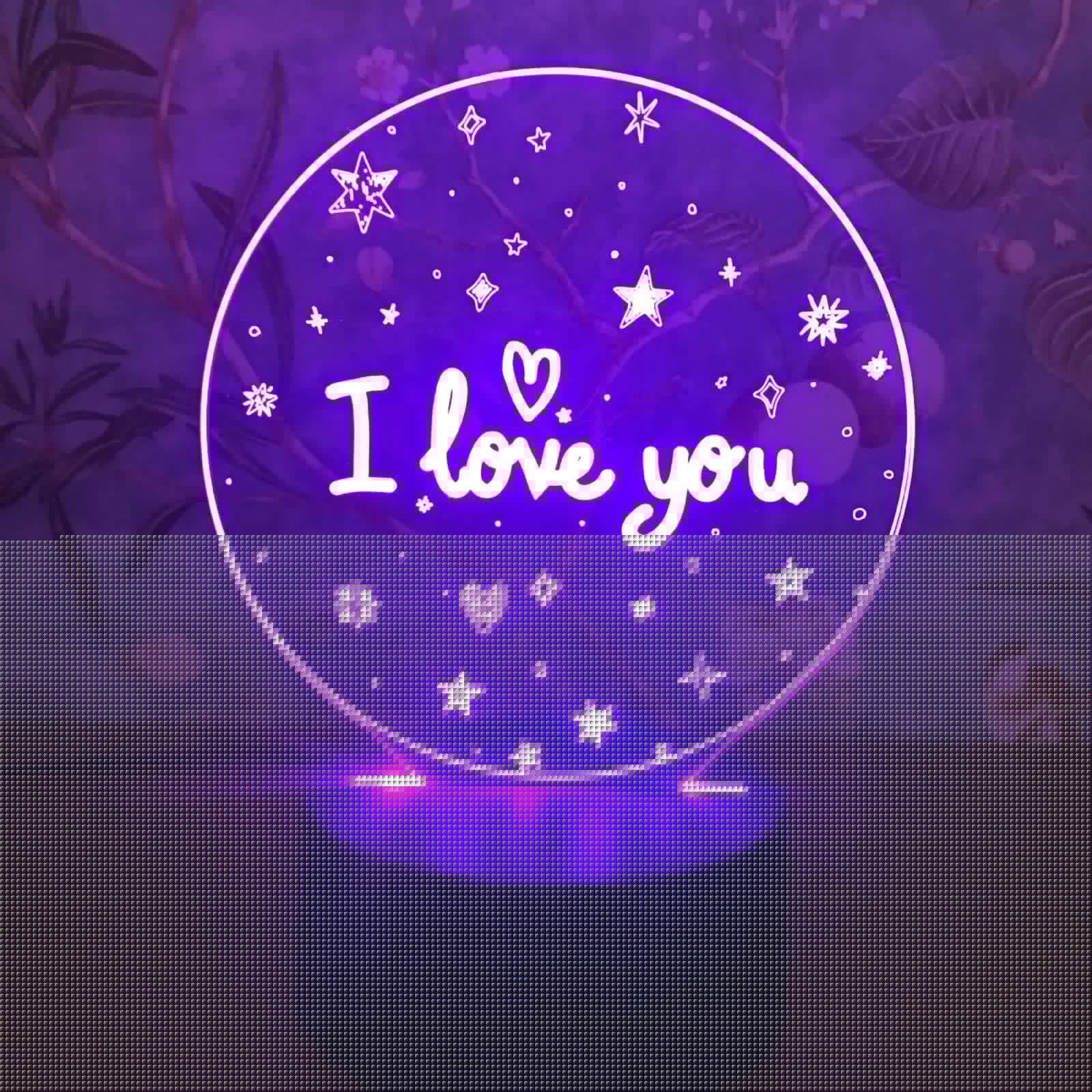 7 Colour-Changing LED Night Light Rechargeable Erasable Message Board