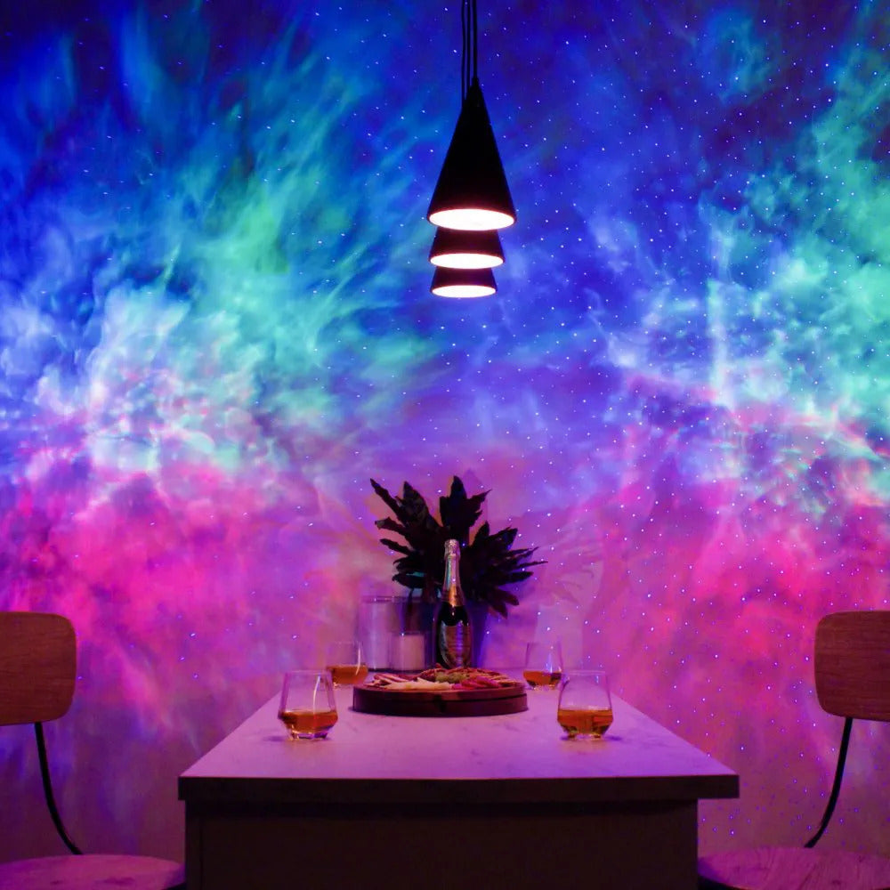 Starry Night LED Projector Lamp Bluetooth Music Player Night Light