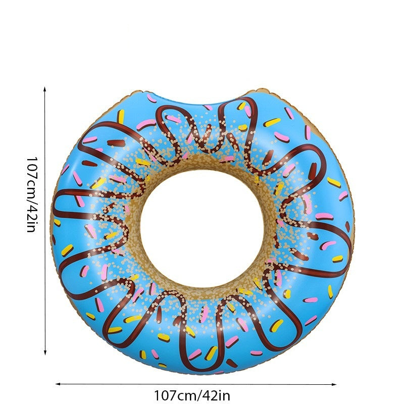 Bestway Inflatable Donut Pool Float Fun 107cm Swim Ring Tube (Blue)