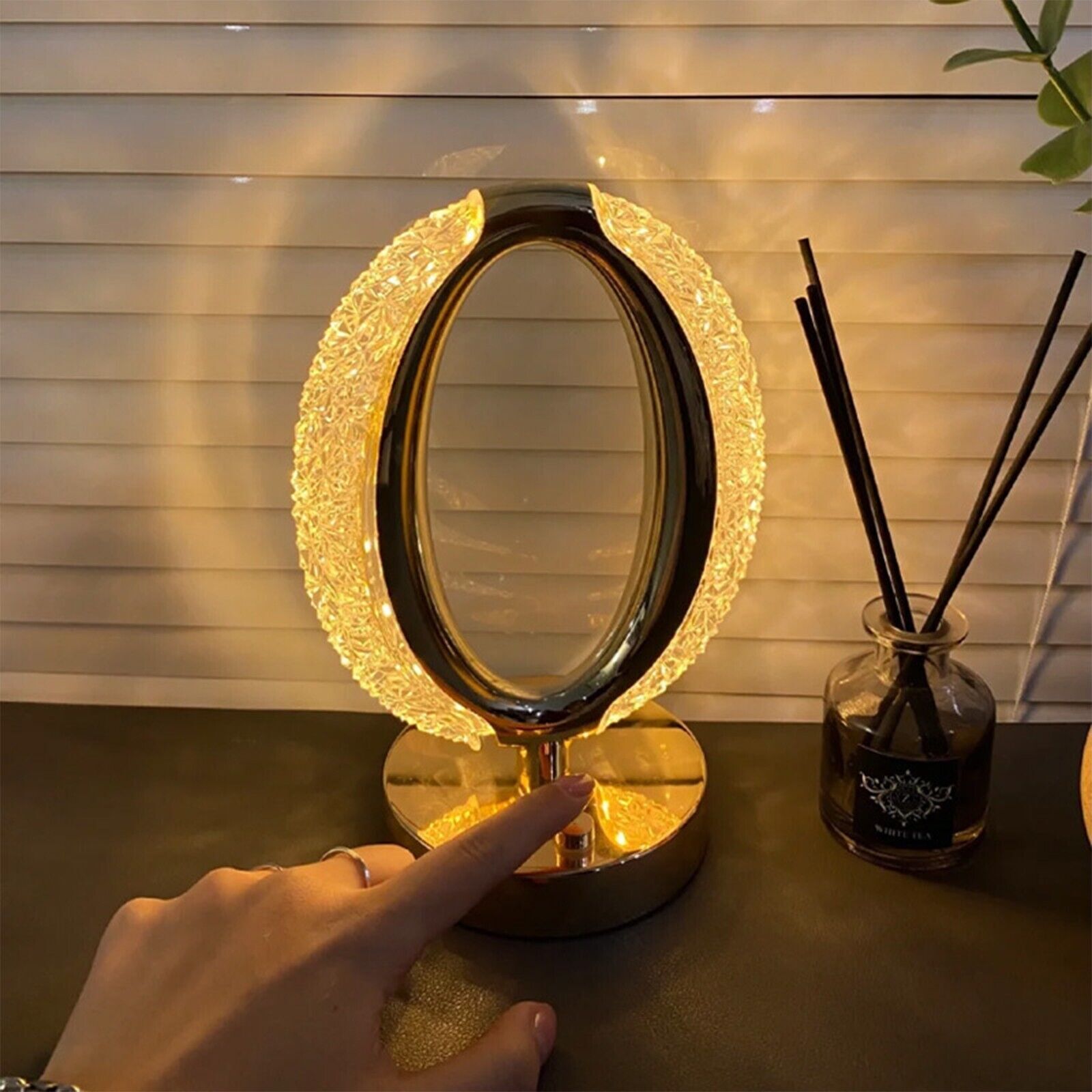 Luxury Crystal Designer LED Table Lamp Night Light