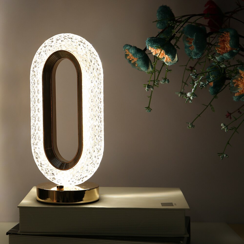 Luxury Crystal Designer LED Table Lamp Night Light