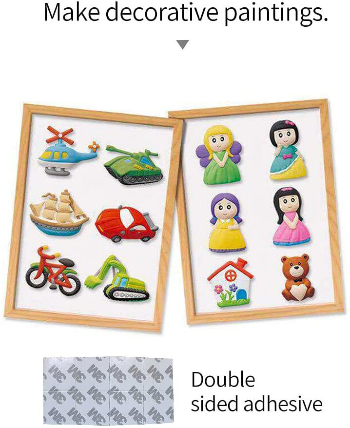 Large Plaster Painting Set Paint Your Own Figurines Arts and Crafts DIY Toy Kit (Animals)