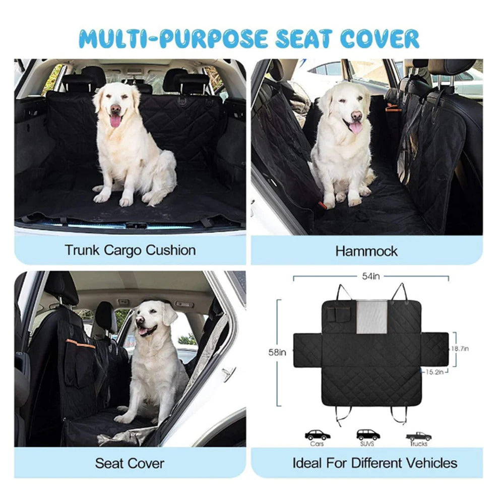 Deluxe Waterproof Pet Car Seat Cover Dog SUV Hammock Protector Travel Mat