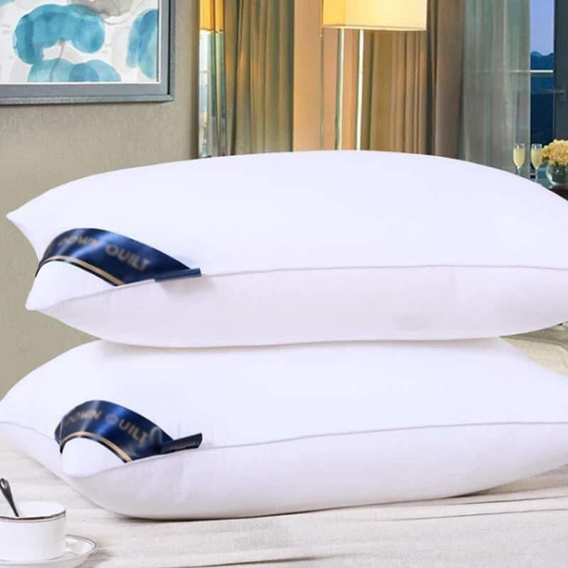 Luxury Hotel Standard Size Medium Profile Pillow (White)
