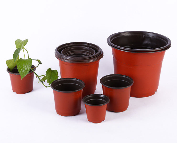 100 X Plant Flower Garden Pots Nursery Seedlings Pot Growing Container (150mm)