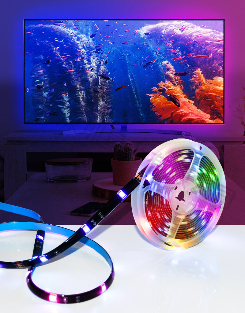 5M RGB LED Light Strip Colour-changing USB Lights with IR Remote