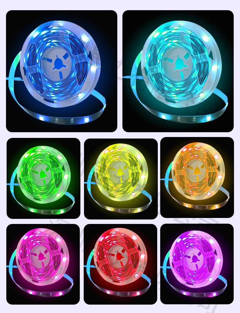 5M RGB LED Light Strip Colour-changing USB Lights with IR Remote