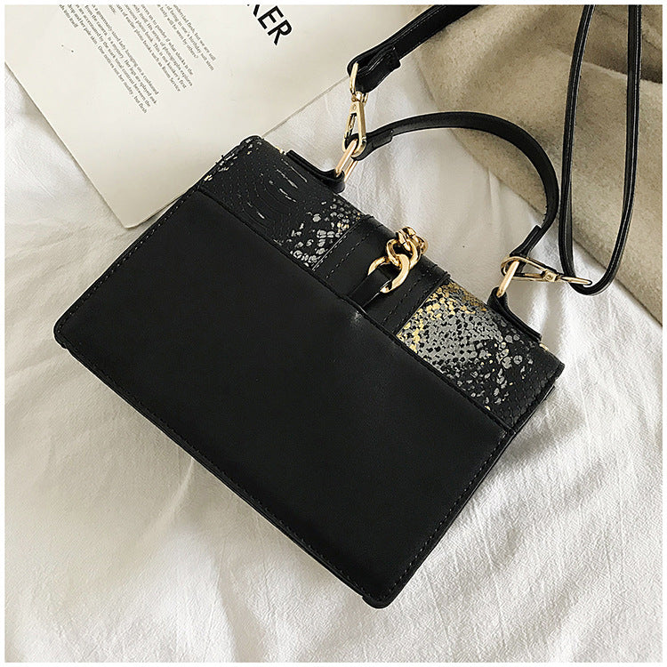 Luxe Designer Handbag Metal Studs Tote Satchel Bag Purple