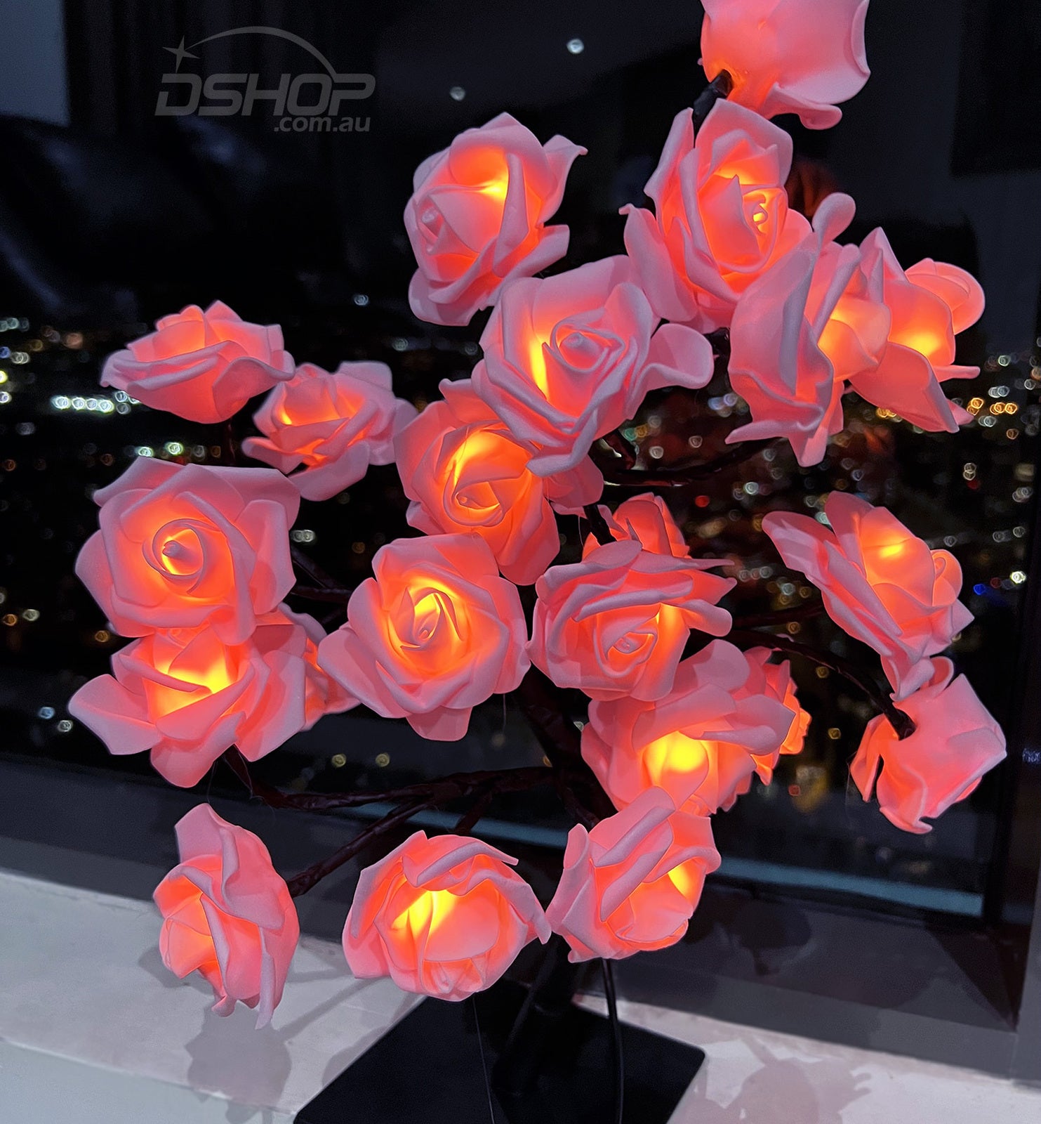 Rose Flower Tree Decorative Lamp LED USB Night Light