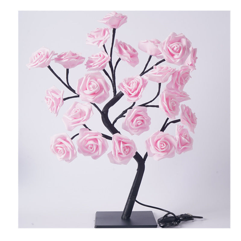 Rose Flower Tree Decorative Lamp LED USB Night Light