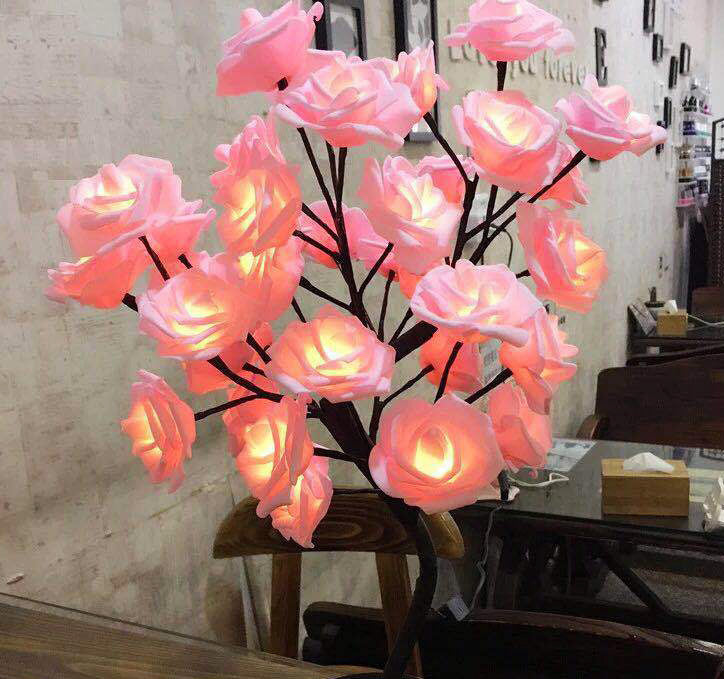 Rose Flower Tree Decorative Lamp LED USB Night Light