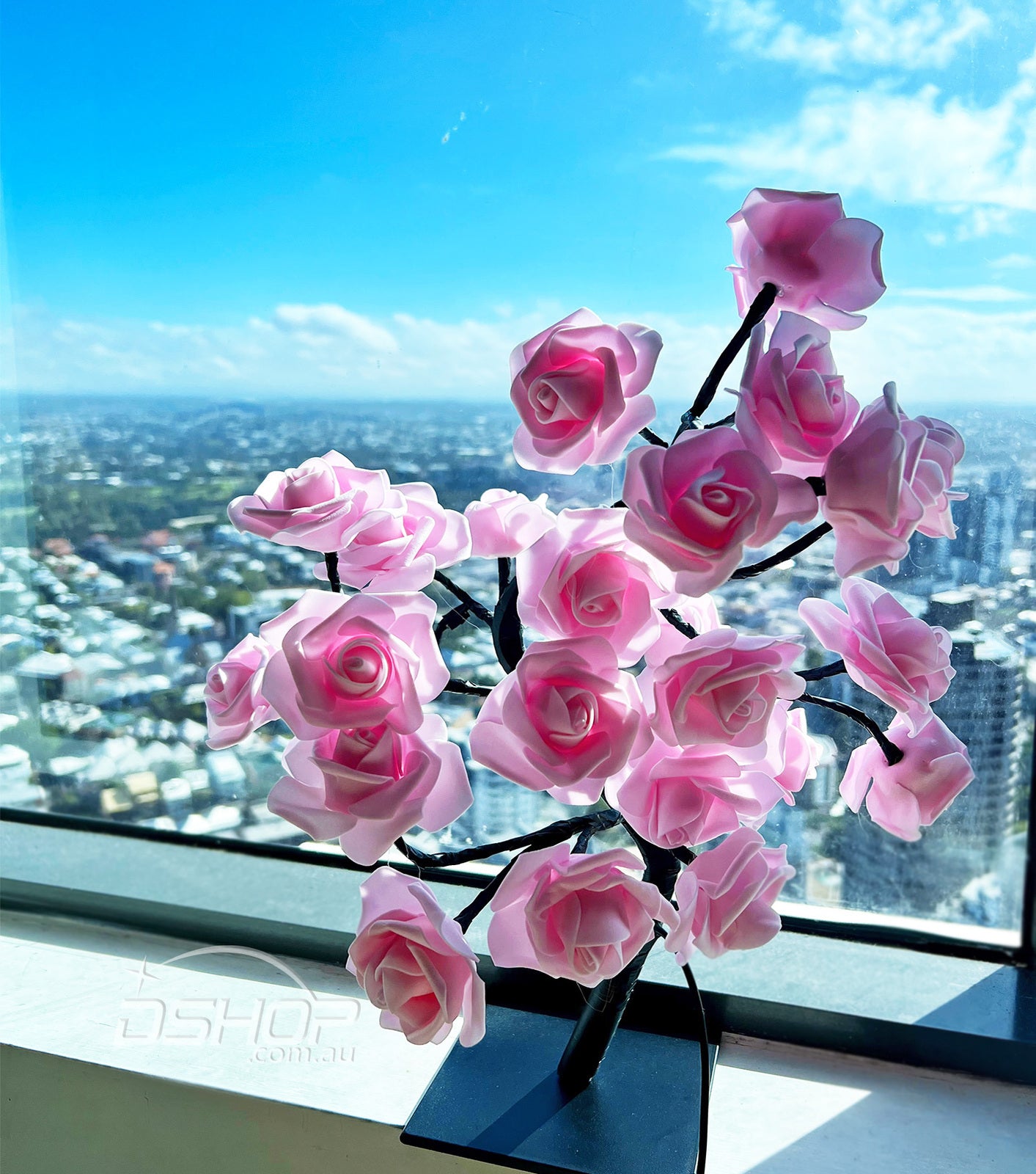 Rose Flower Tree Decorative Lamp LED USB Night Light