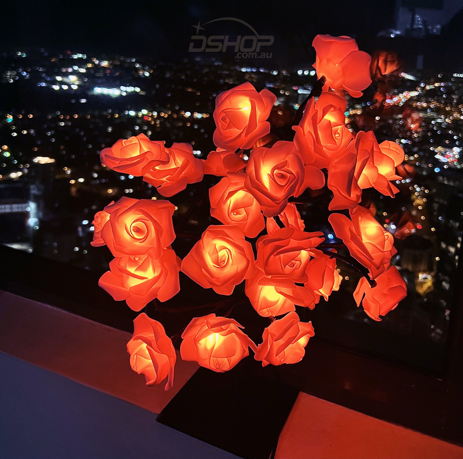 Rose Flower Tree Decorative Lamp LED USB Night Light