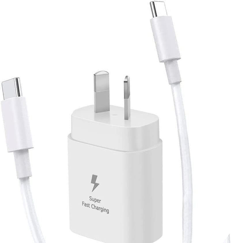25W Super Fast Charger & 1m USB C to C Cable AC Wall Adapter iPhone Android AU Plug