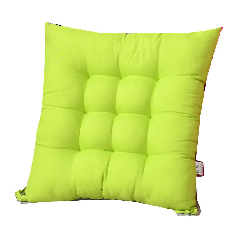 Dining /Office Chair Pad Cotton Seat Cushion (Lime Green)