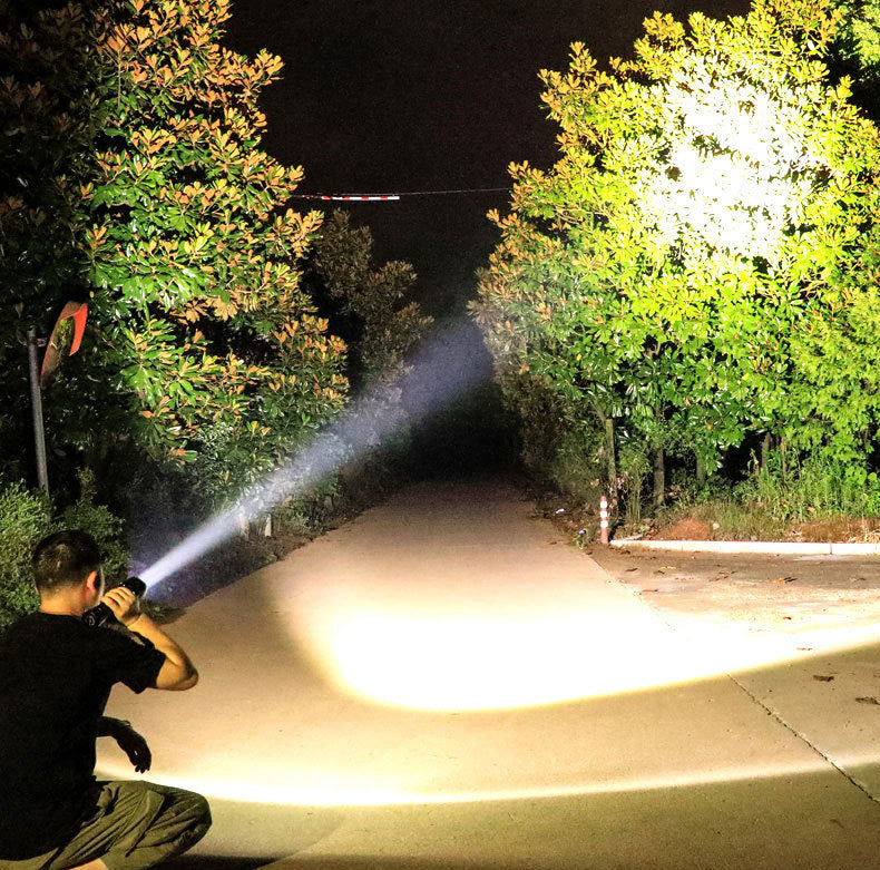 High Performance Ultra-Bright Rechargeable 4-LED Torch Flashlight Night Light