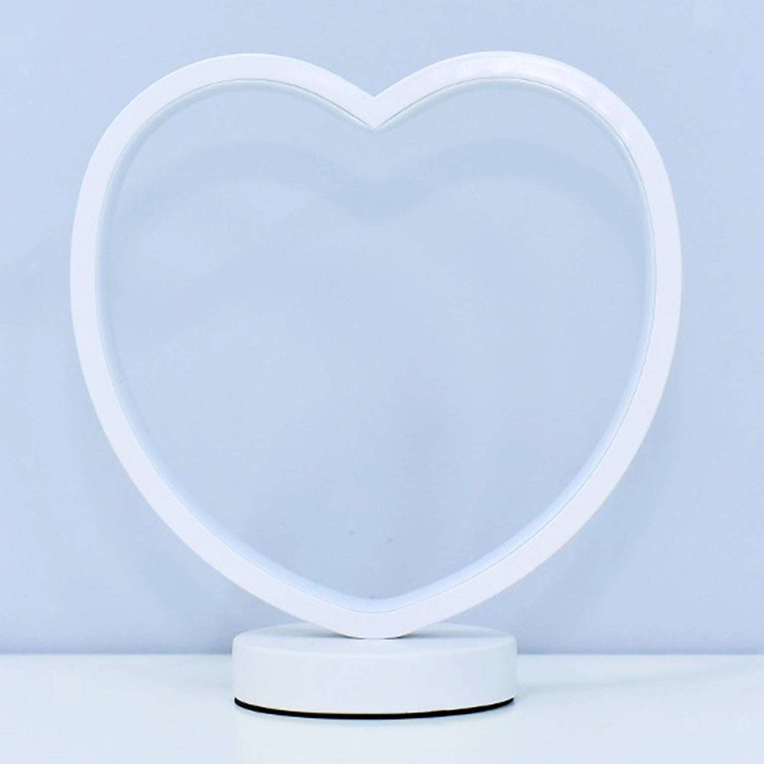 Heart Shaped Table Lamp LED Eye Protection Decorative Lantern Night Light