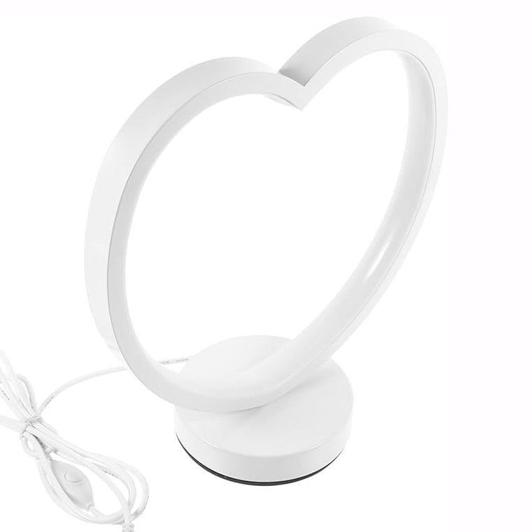 Heart Shaped Table Lamp LED Eye Protection Decorative Lantern Night Light
