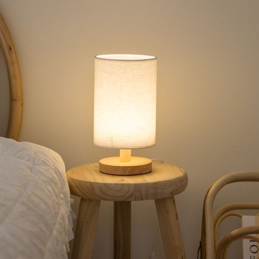 Classic Wooden LED Table Lamp Night Light
