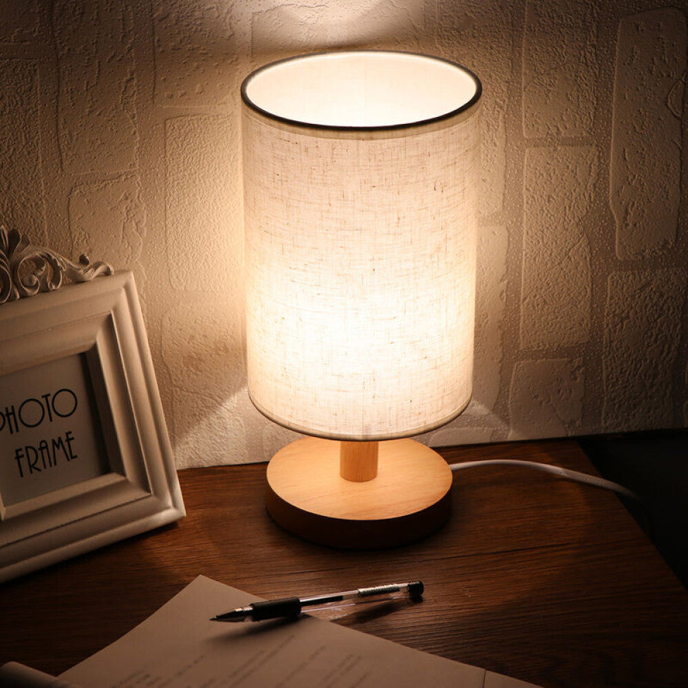 Classic Wooden LED Table Lamp Night Light
