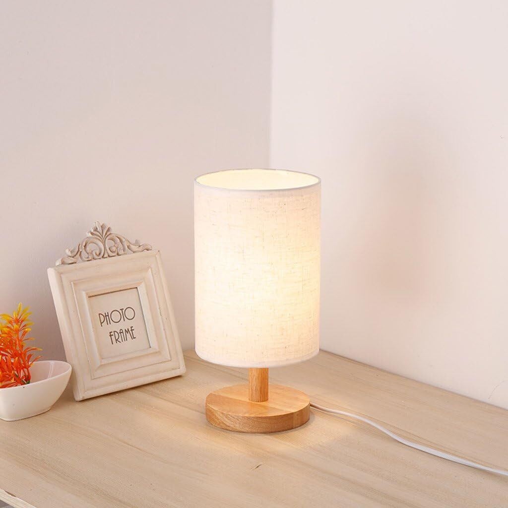Classic Wooden LED Table Lamp Night Light