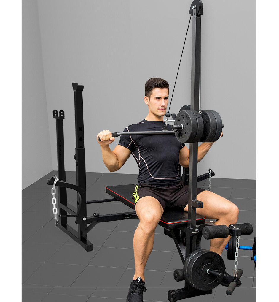 Lat Pulldown Bar for Home Gym Weight Bench (Pull down Only)