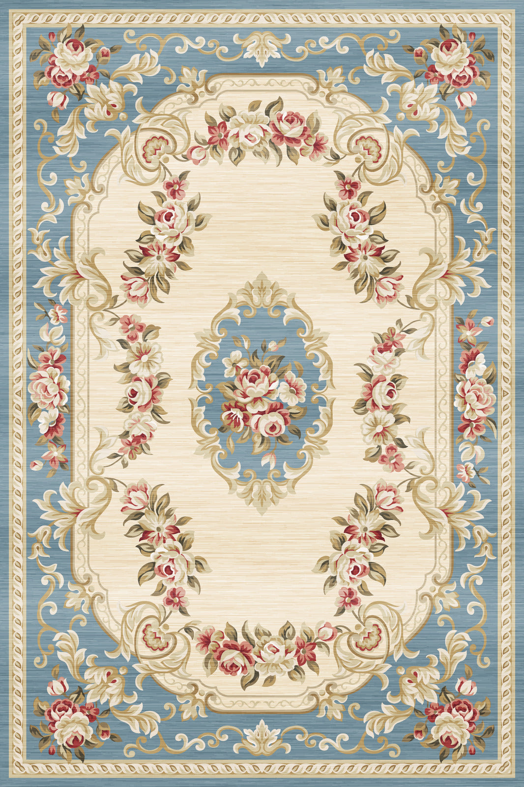 XL Extra Large Classic Floral Rug Carpet Mat (300 x 200)