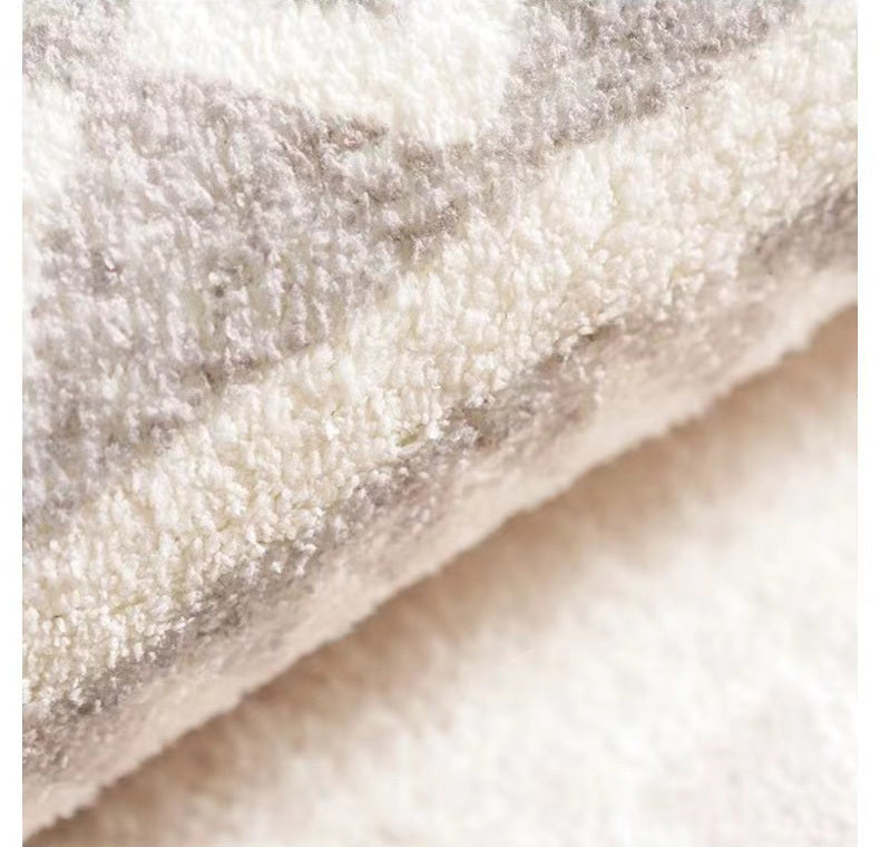 XL Large Lush Plush Nordic Cotton Carpet Rug (280 x 180)