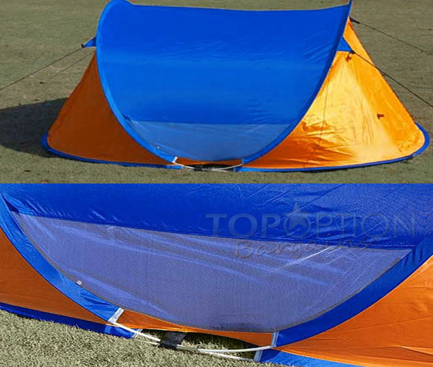 Pop Up Tent - Instant Set Up 2-Person Tent Round Carry Bag