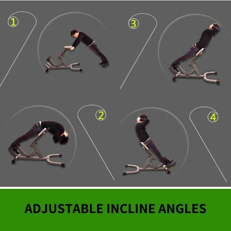 Fitplus Multifunction Adjustable Roman Chair Hyper Extension Exercise Machine