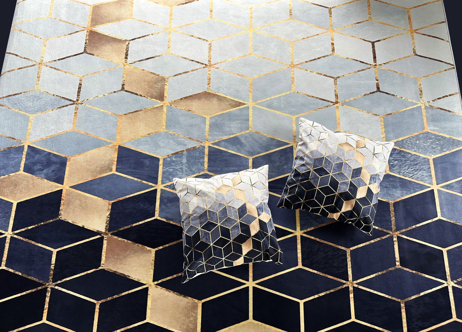 Lumina Hallway Runner Area Rug Carpet Mat (60 x 200)