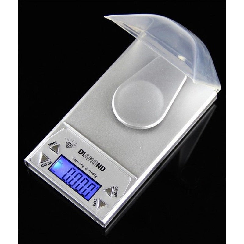 0.001g Diamond Milligram Digital Precision Pocket Scale 10 Gram - grandhubs.shop