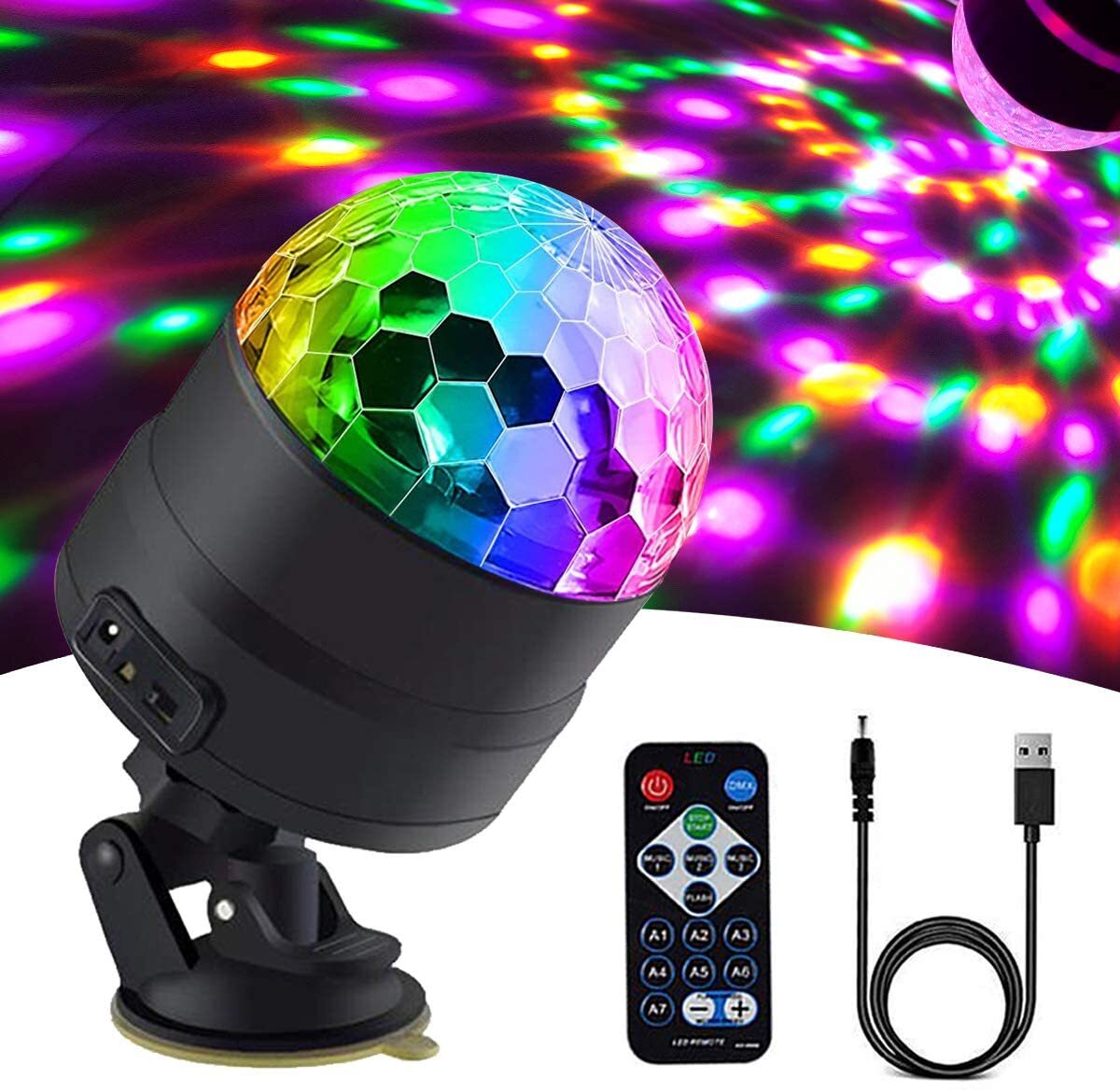 Party Disco Ball LED RGB Stage Lights